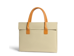 Bolsa para portátil con cierre magnético, color caqui, Hexinyigjly (12 pulgadas)