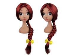 Peluca Sintética De Cosplay De Personajes De Dibujos Animados Para Mujer, Halloween, Fiestas, Carnaval, Uso Diario, 60 Cm