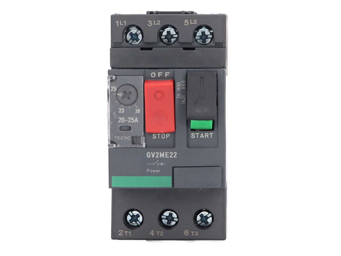 Disyuntor Termomagnético Para Motor Con Protección Contra Sobrecarga 20-25a Ac690v Gv2-me22