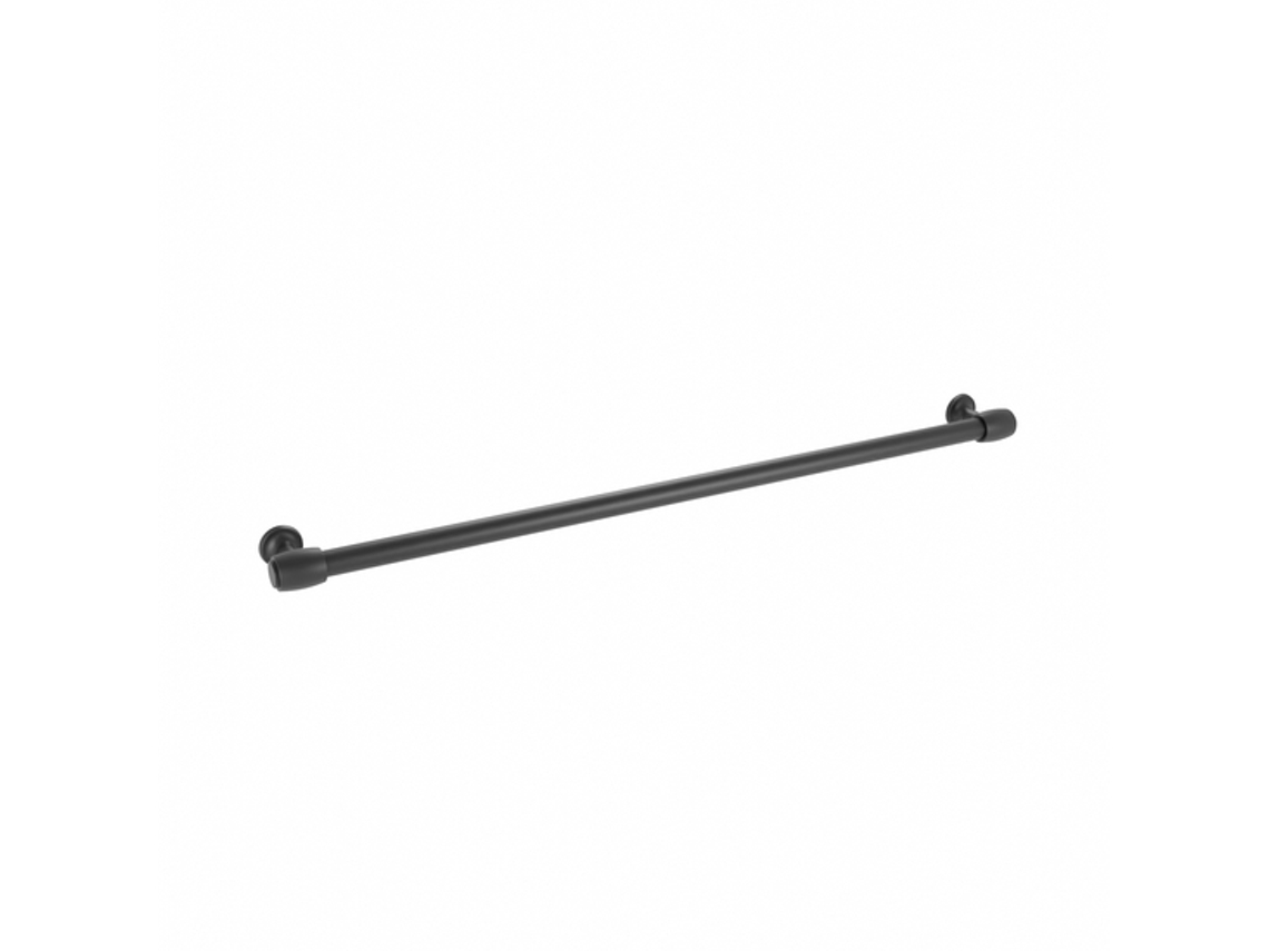 Tirador Para Mueble De Zamac Distancia Entre Ejes 448mm Barniz Negro Mate Lote De 6
