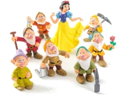 8 Figuras EASTVAPS Blancanieves y los siete enanitos PVC