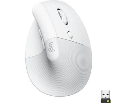 Ratón LOGITECH Lift Off White (Inalámbrico - 4000 dpi - Blanco)