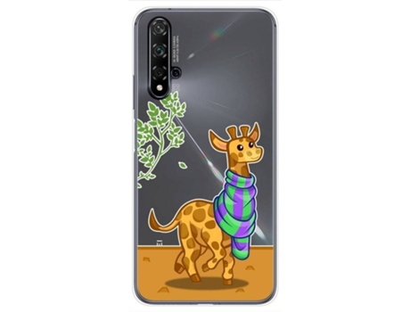 Carcasa Huawei Nova 5T / Honor 20 TUMUNDOSMARTPHONE Dibujos Transparente Multicolor