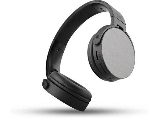 Auriculares Bluetooth TNB Air Shine (Over ear - Micrófono - Gris) — Over Ear | Micrófono | Responde llamadas