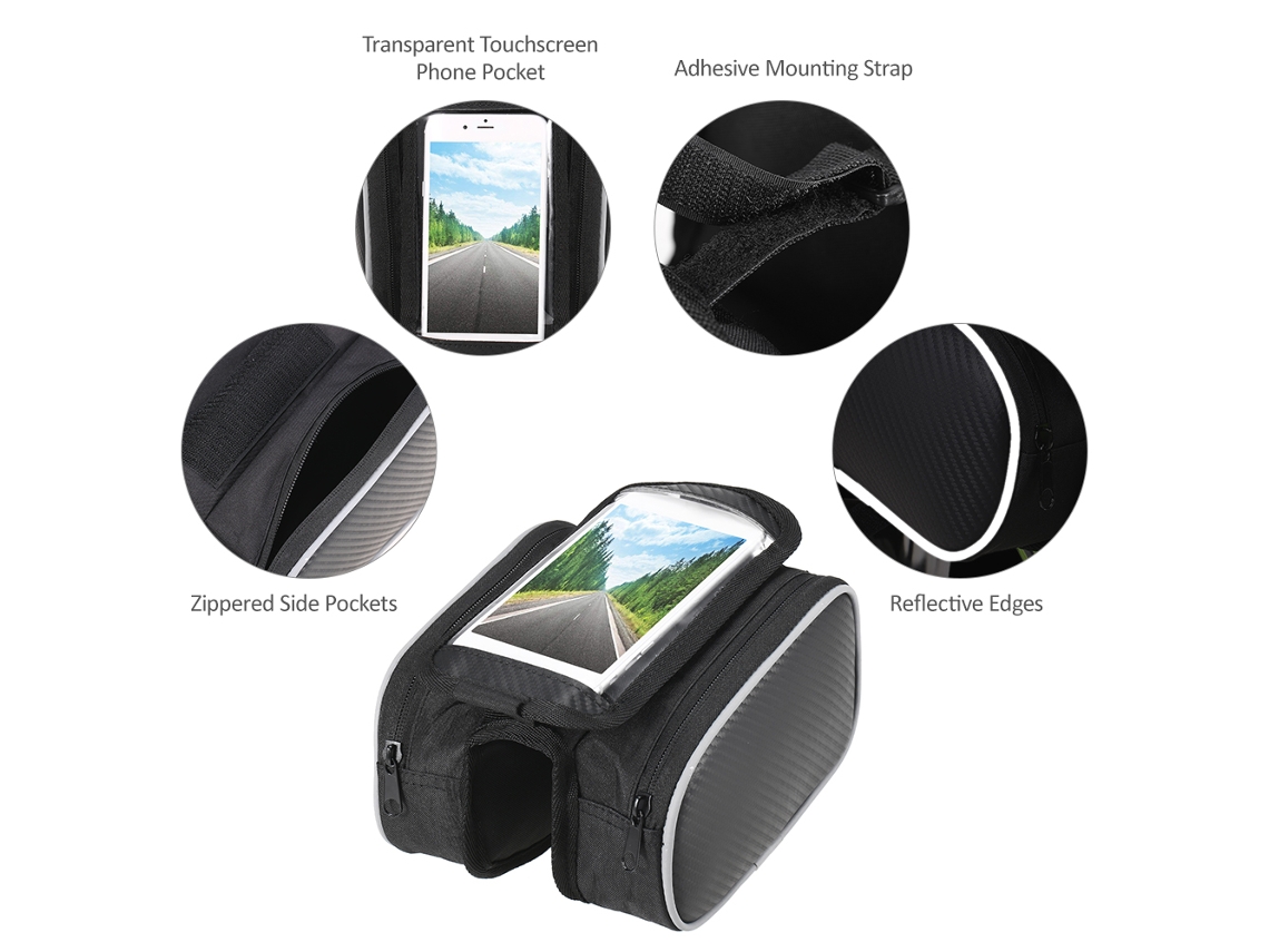 Bolsa Impermeable Para Teléfono Móvil Con Pantalla Táctil Para Cuadro De Bicicleta, Para Teléfonos Móviles De 5,5 Pulgadas, Mtb.