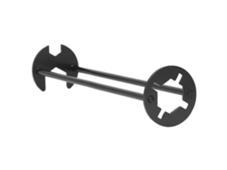 Llave para fregadero multifuncional negra de acero al carbono resistente