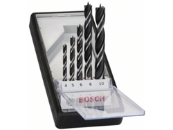 Conjunto de Brocas BOSCH para Madera Robust Line - 5 Un - 4 - 10 mm
