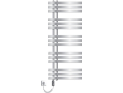 ECD Radiador toallero eléctrico - 500 x 1200 - Cromo - 900W