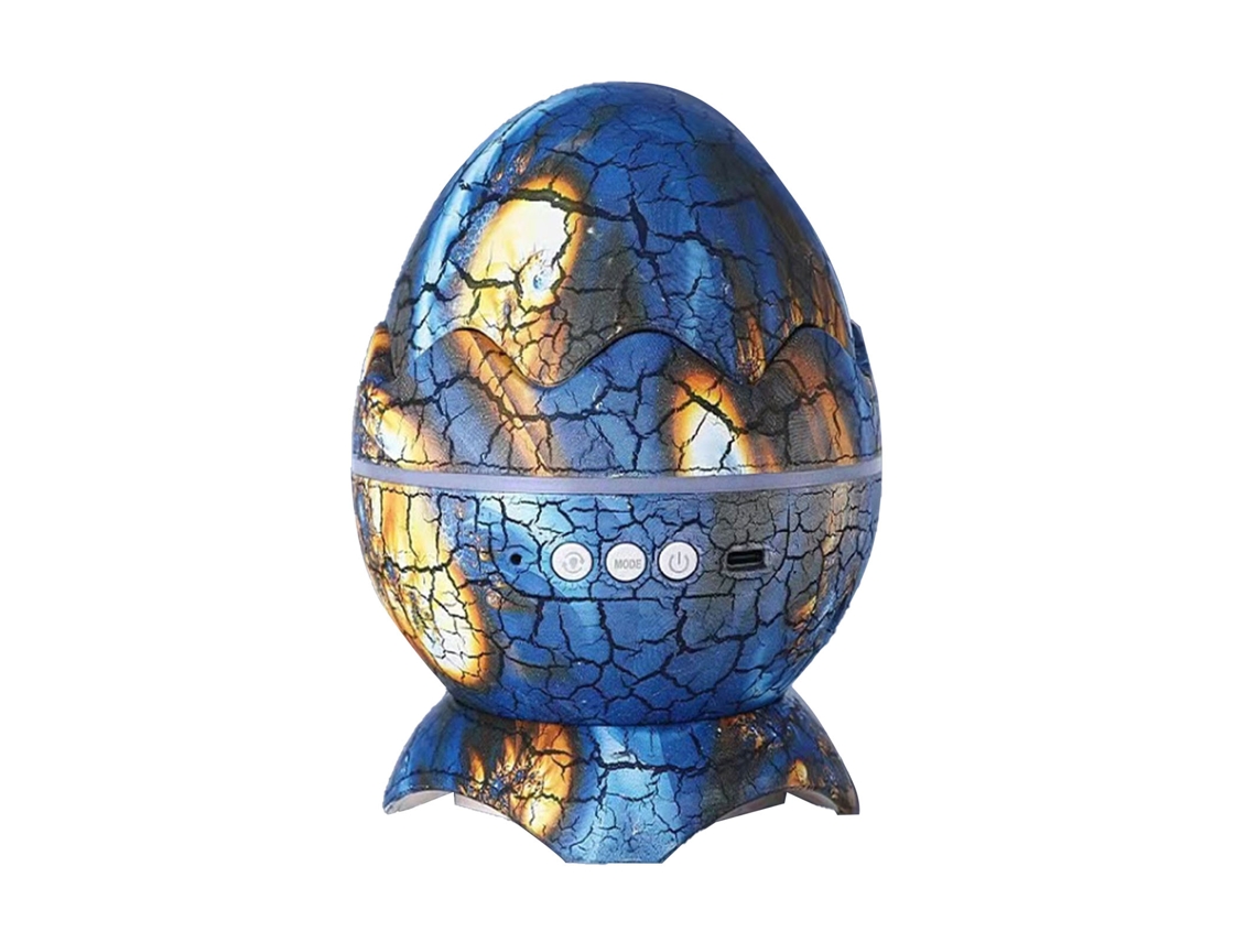 2026-proyector De Estrellas Huevo Dinosaurio Con Control Remoto Bluetooth Altavoz Luz Nocturna Para Niños Adultos Salón Thanos Azul