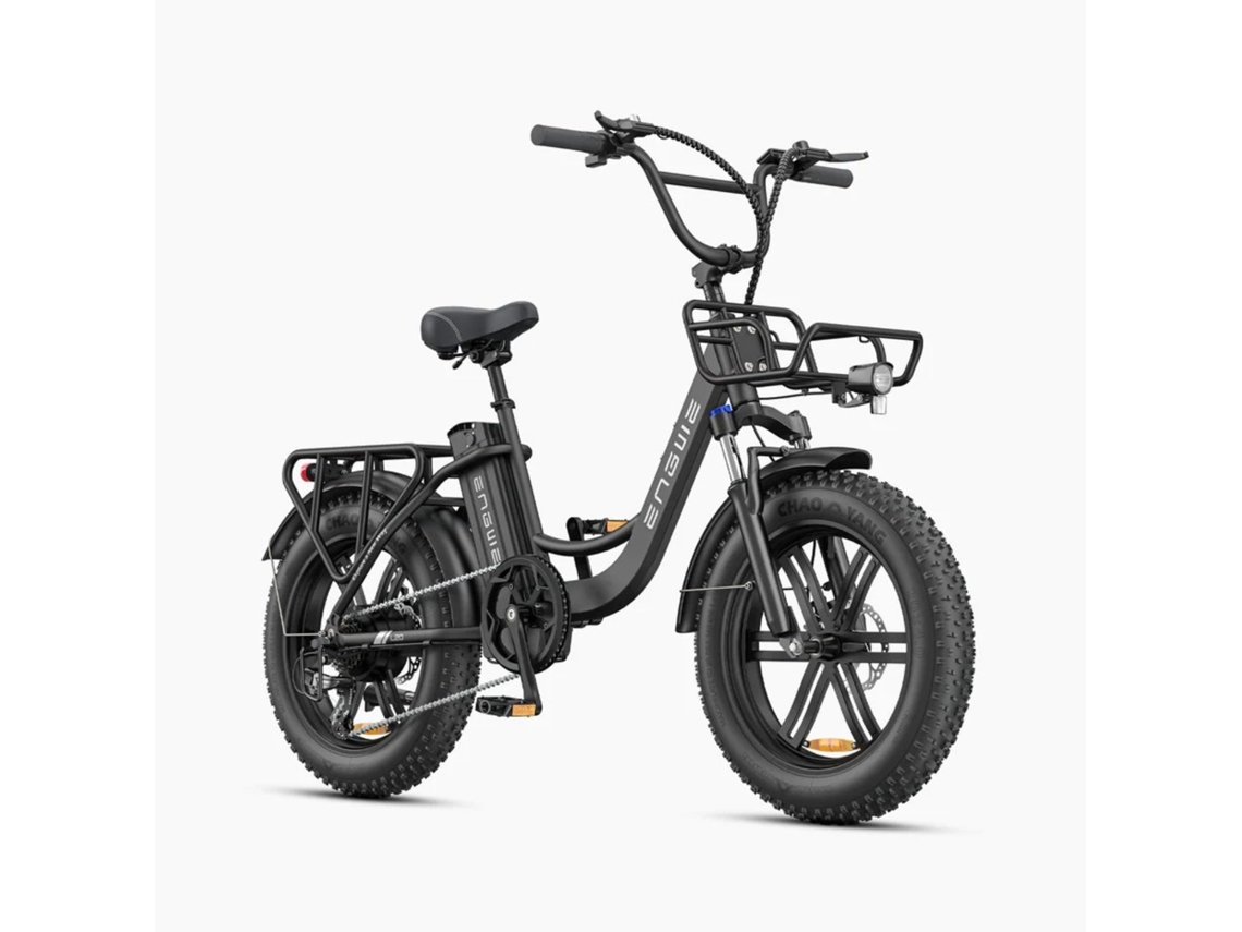 Bicicleta eléctrica Engwe L20 con motor de refuerzo, batería de 250 W, 48 V, 13 Ah, neumáticos de 20 pulgadas, frenos de disco mecánicos, color negro