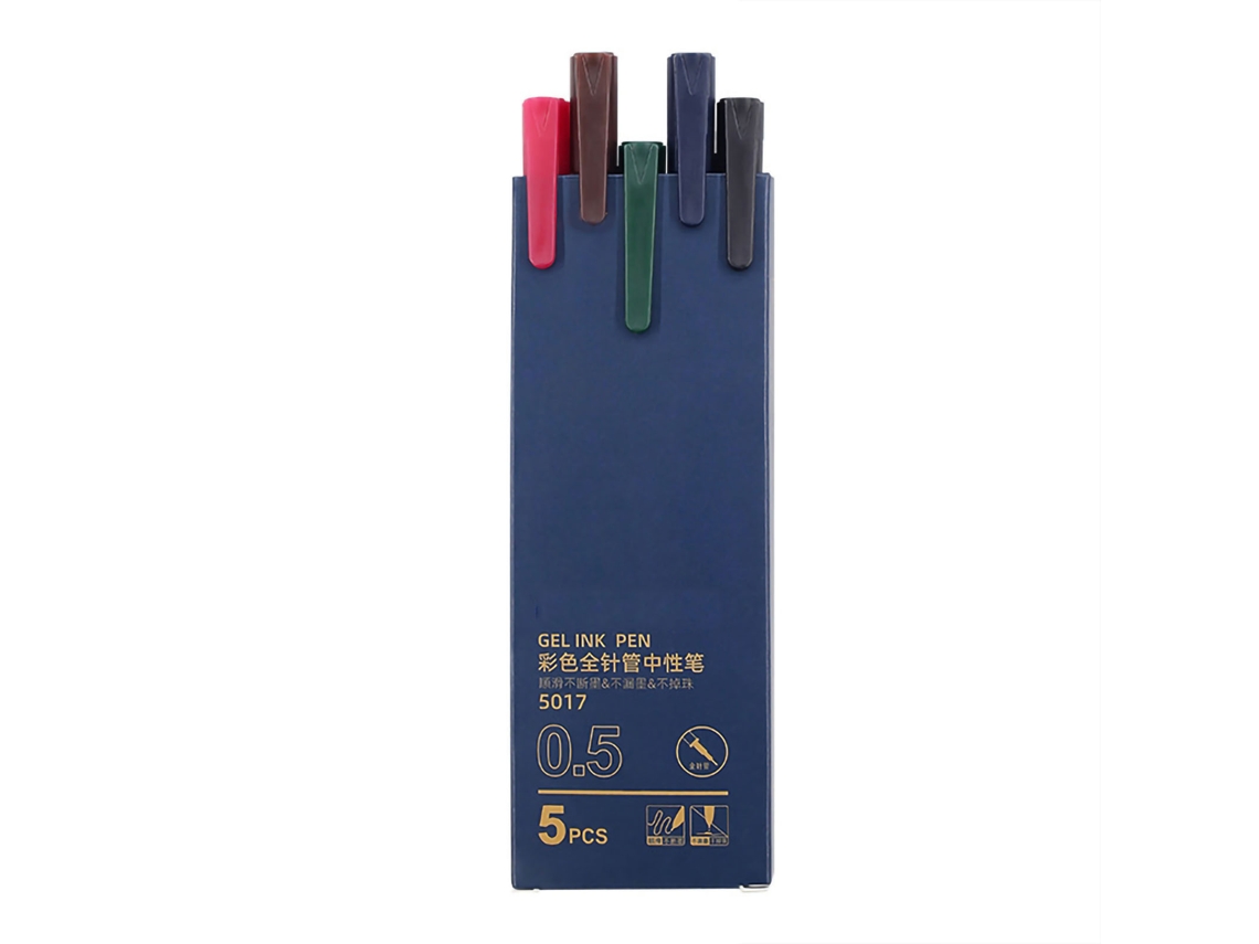 5 uds Bolígrafo Gel Color System Morandi Body Mate Intercambiable Para Estudiantes 5017