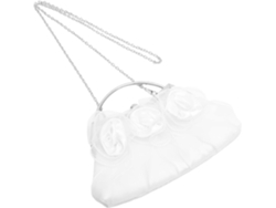 Bolso De Mano De Noche Para Mujer Con Elegante Diseño Rosa, Cadena Desmontable Y Correa Para El Hombro Extraíble.