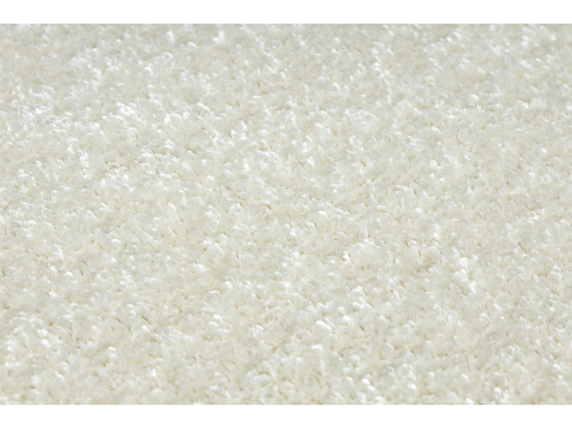 Alfombra de Pasillo Karmel Llanura, Un Color Blanco 120 cm