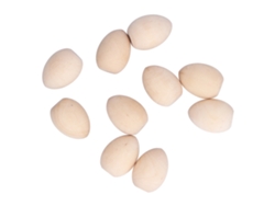 10 Huevos De Pascua De Madera Para Teñir Y Pintar A Mano (hazlo Tú Mismo): Manualidades Ligeras Para Festivales Y Decoración.