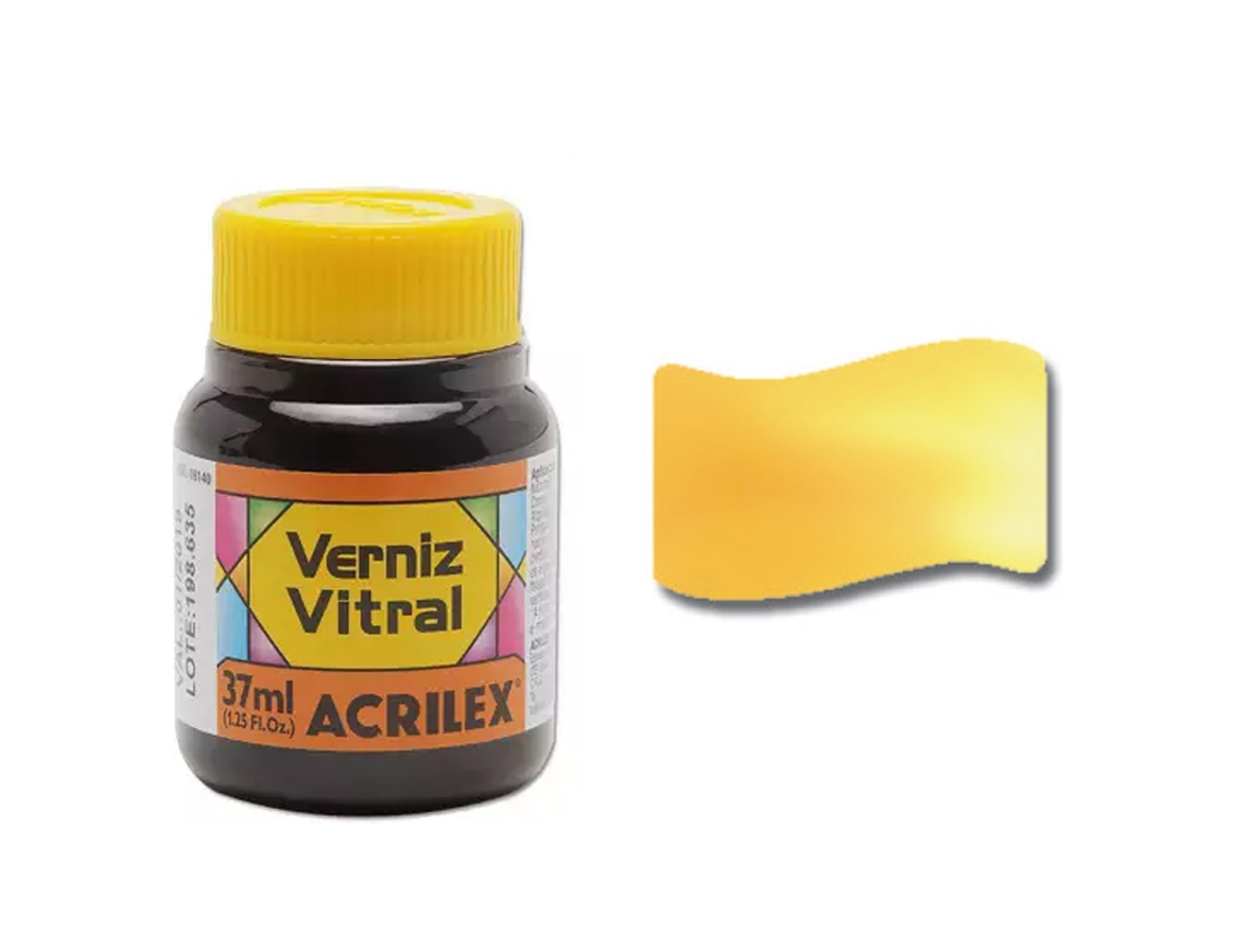 ACRILEX Barniz Vidrieras 37Ml Amarillo Cadmio 536