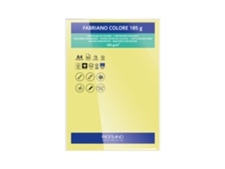 FABRIANO Cartulina A4 185 g/m² Amarillo Banana 50 Hojas