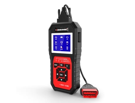 Herramienta de diagnóstico del escáner OBDⅡ de todos los sistemas KONNWEI KW460 negro