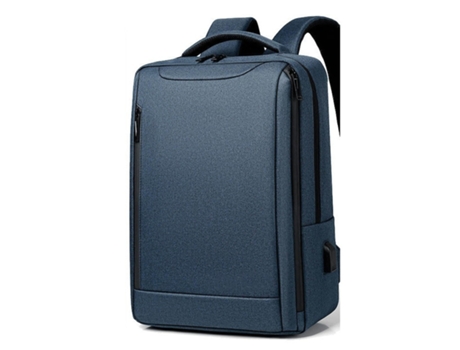 Mochila De Negocios Mochila De Computadora Impermeable para Hombres Mochila Escolar para Estudiantes De Tela Oxford De Gran Capacidad-Azul