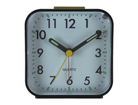 Reloj despertador pequeño de color caramelo, reloj despertador silencioso de moda, reloj de escritorio, reloj despertador de estudio para niños