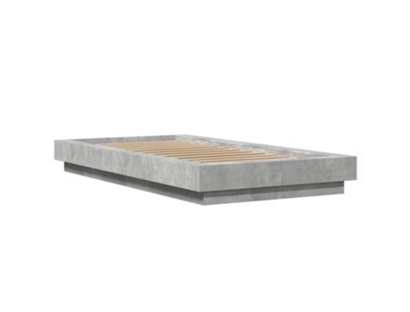 Cama Sonoma Gris VIDAXL Madera Gris (212x119x23cm)