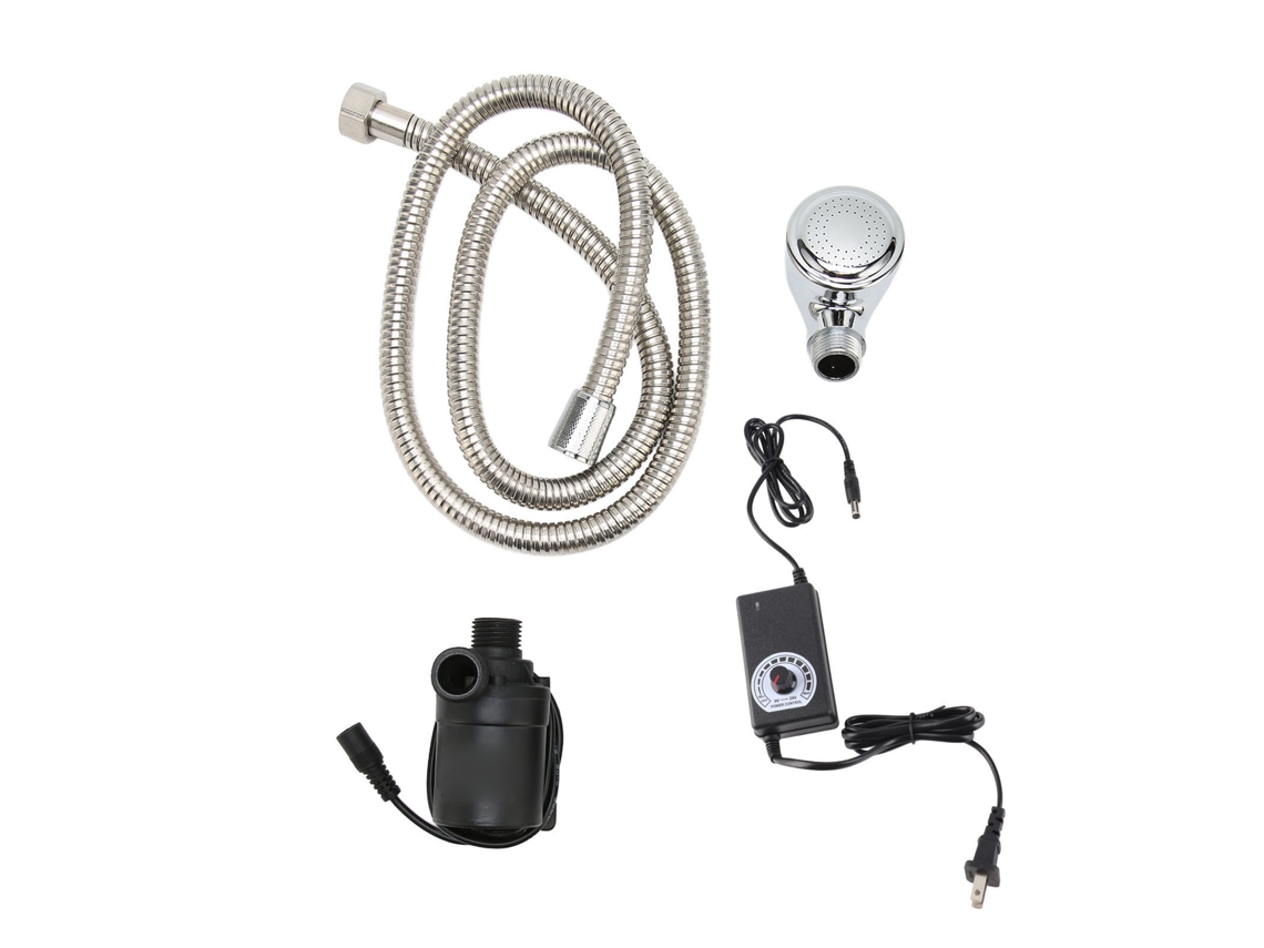 2026-adaptador De Potência Com Controle De Velocidade, Bomba Dc, Acessórios Para Bandeja De Champô E Ducha