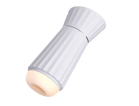 Taza masturbadora masculina eléctrica masturbador masculino juguete sexual con succión/interacción/voz/vibración regalos para hombres blanco BISBIS...