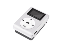 Reproductor Mp3 Mini Pantalla Lcd Usb, Reproductor De Música Deportivo Compatible Con Función Fm CHRUI Plateado