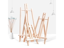 Mini Soporte De Madera Portátil Y Ajustable Para Pintura Y Exposiciones, Ideal Para Artistas Y Estudiantes.