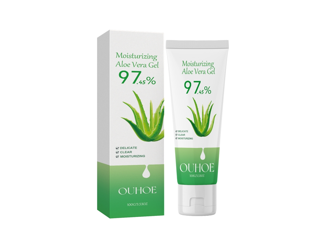 Gel hidratante de aloe vera para piel natural, eficaz, Worten