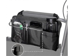 Bolsa Impermeable Para Silla De Ruedas Con 4 Bolsillos Accesorio Universal Para Silla De Ruedas Y Scooter Con Cinta Reflectiva