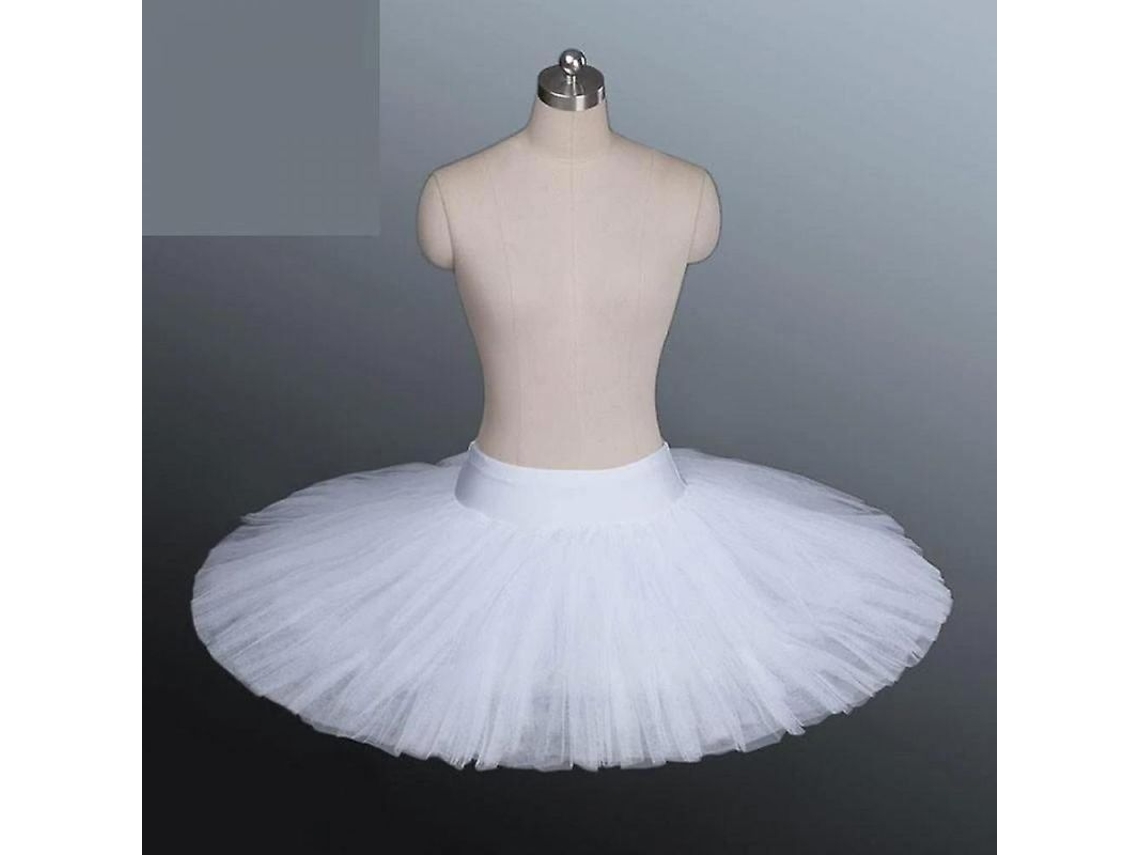 Tutú Profesional Para Danza De Ballet Femenina Adulta Con 5 Capas, Negro, Blanco, Rojo, Tallas S A Xxl