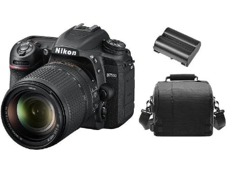 Kit Cámara Réflex NIKON D7500 AF-S 18-140MM F3.5-5.6G ED VR DX + Funda de cámara + bateria EN-EL15A