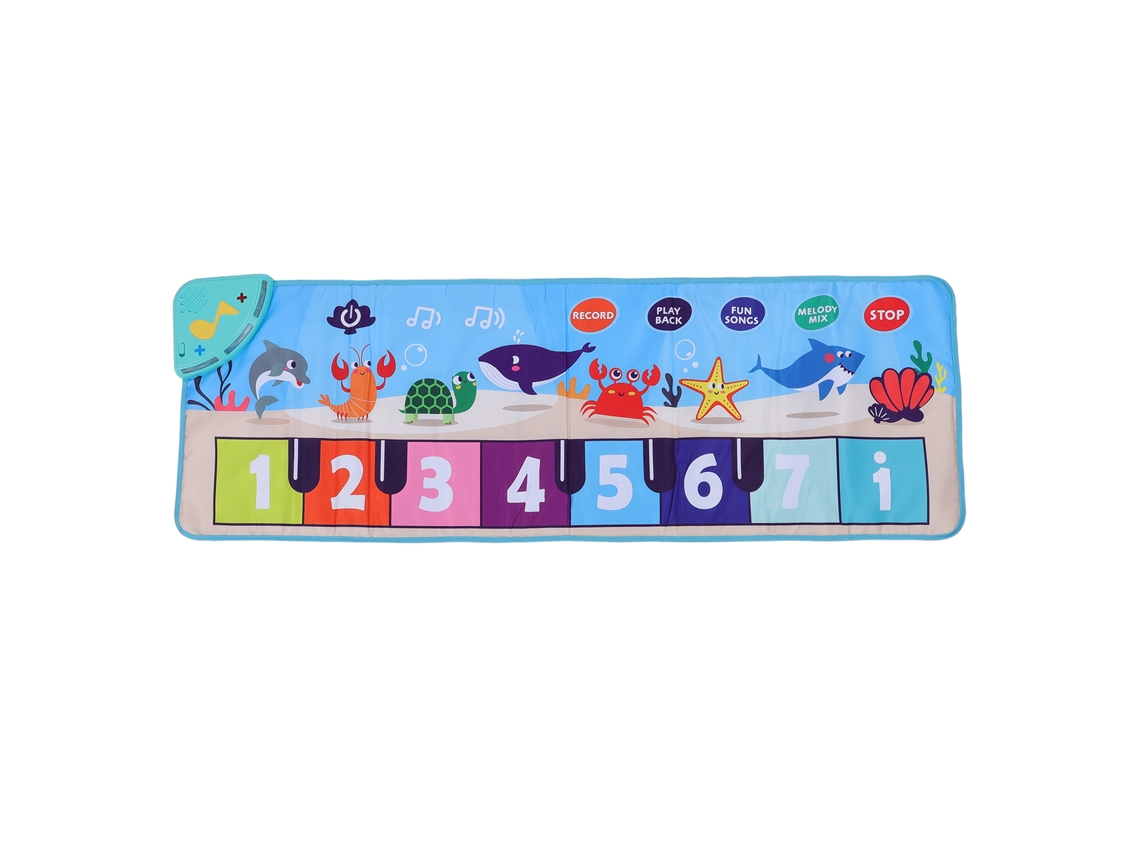 Dan26-colchón Musical Infantil Piano Para Bebés, Alfombra De Piano Táctil Para Niños Y Niñas, Juguete Educativo