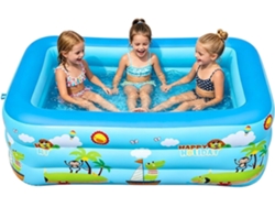 Piscina Plegable, Resistente Rayos Uv, Portátil Grande,piscina Verano Jardín Clima Patio, Césped,