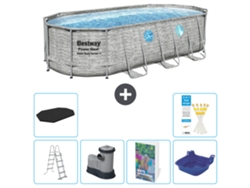 Bestway Piscina Bestway Power Steel Oval - 549x274x122 Cm - 7-peças S662