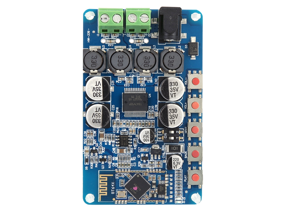 2026-placa Amplificador De Potencia Digital Bluetooth Tda7492p Receptor Audio Bluetooth 4.2