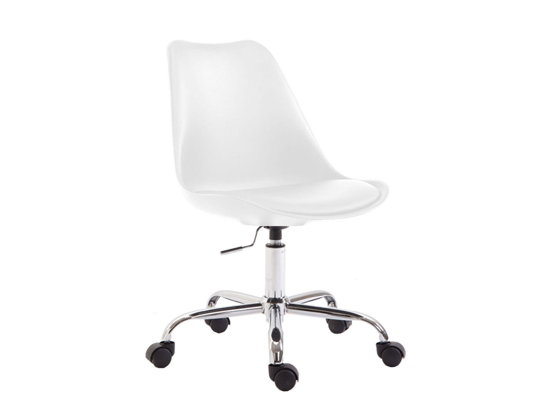 Silla de Oficina TOULOUSE con Estructura de Plástico branco CLP