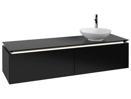 Villeroy &amp Boch Legato Vanity unit B597 1600x380x500mm lavabo a la derecha iluminación LED