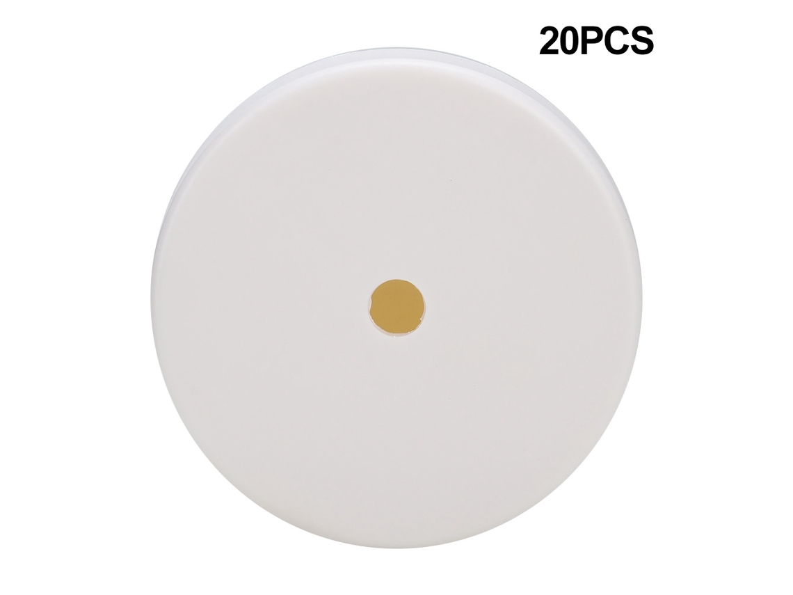 Caja De Mecanismo De 85 Mm Para Accesorio De Reloj De Pared Diy, Color Blanco, 20 Unidades.