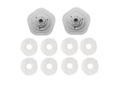 10 peças para aspirador de pó xiaomi dreame w10, peças de limpeza de pano esfregão