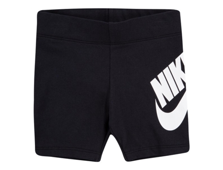 Pantalones Cortos de Niña NIKE Futura Bike Negro (6 años)