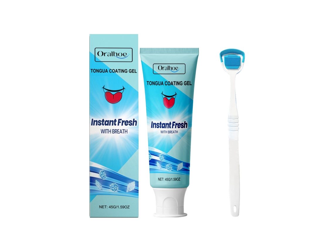 Gel refrescante para la lengua. Cobertura eficaz.