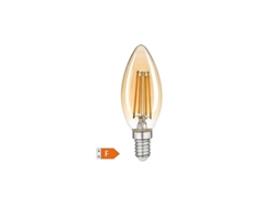 Bombilla LED de vela vintage, 4 W, E14, 2500 K, GSC