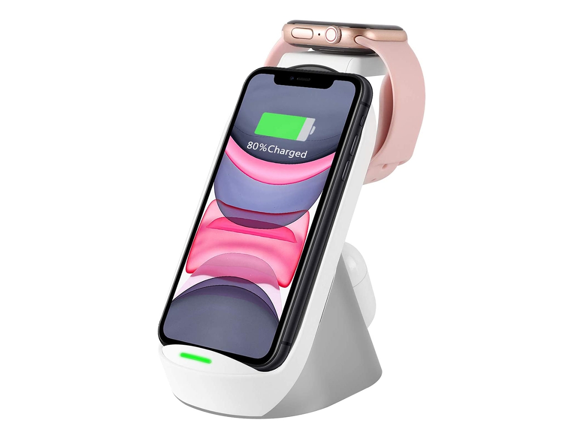 Estación de carga plegable 3 en 1 de 18 W para iPhone, iWatch y AirPods