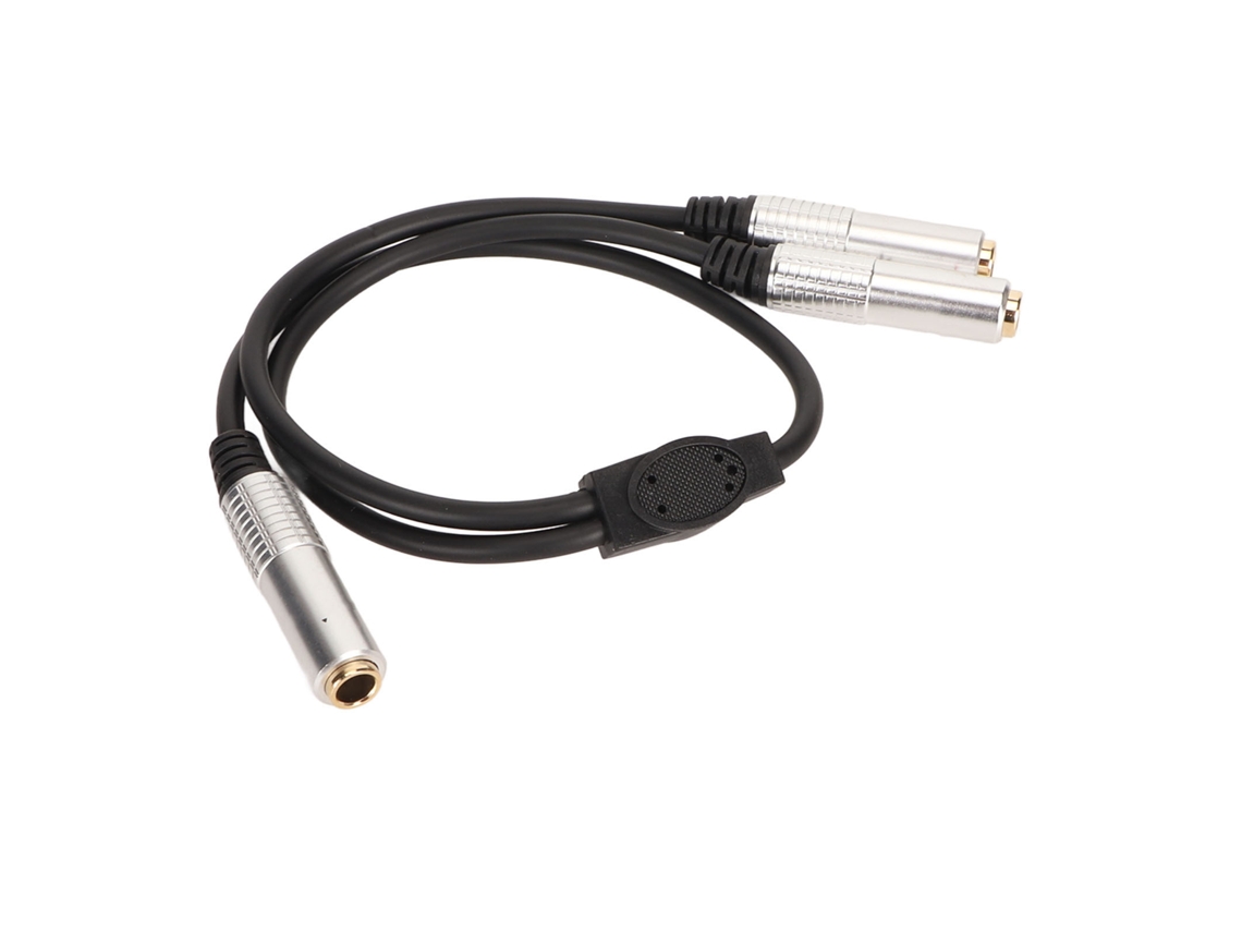 Cable En Y Estéreo Plug And Play De 6,35 Mm Hembra A Dos Conectores Hembra De 6,35 Mm, 0,5 M