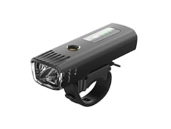 Luz delantera recargable para bicicleta Yizhood, resistente al agua (negra)