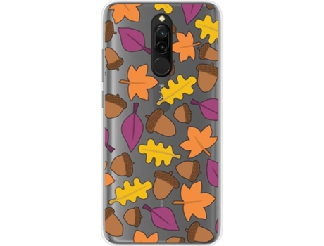 Carcasa Xiaomi Redmi 8 TUMUNDOSMARTPHONE Dibujos Transparente Multicolor