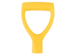 Mango de pala de plástico de 32 mm de diámetro para quitar nieve y jardinería (sin marca)