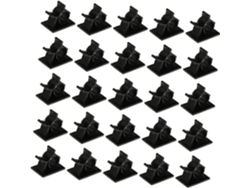 Juego De Clips Adhesivos Ajustables Para Cables, Organizador De Cables Para Oficina Y Hogar.