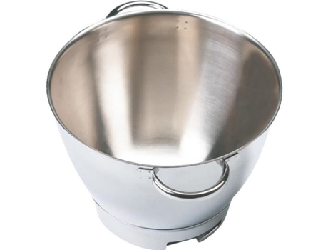 Bol de acero inoxidable con asas - KENWOOD - Chef Premier - Capacidad 4,6L - Gris